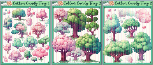 MPP AI Cotton Candy Trees Trio